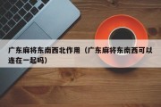 广东麻将东南西北作用（广东麻将东南西可以连在一起吗）