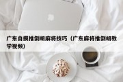 广东自摸推倒胡麻将技巧（广东麻将推倒胡教学视频）